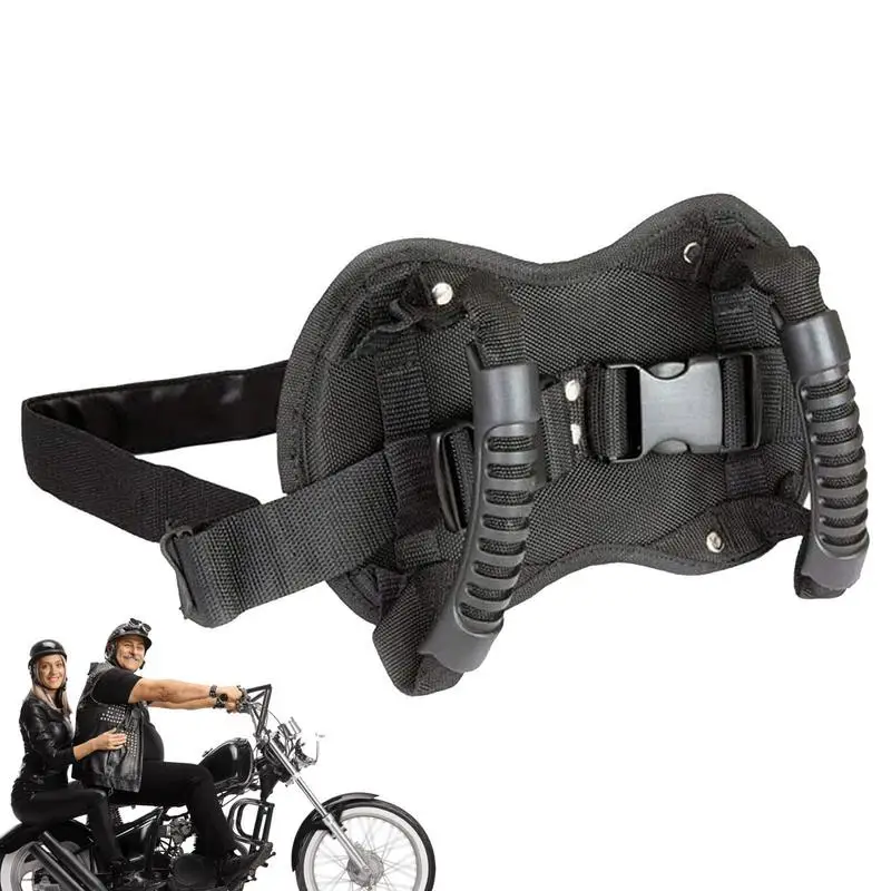 

Motorcycle Scooters Rear Seat Passenger Grip Grab Handle Safety Armrest Belt Non-slip Strap Universal Motorcycle Seat Strap