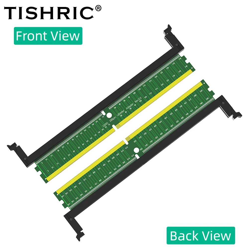 

Тестовая защитная карта TISHRIC DDR5, устройство для пробной защиты DDR5 с короткой защелкой, адаптер 288Pin