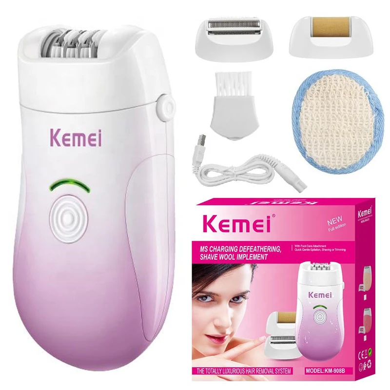 Kemei Elektrischer Epilierer Für Gesicht Und Körperbehaarung_voghion.com