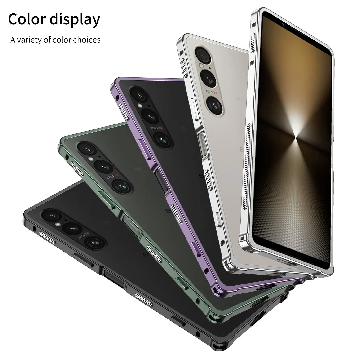 Ultra-Thin Metal Frame Case with Heat Dissipation and Seahorse Buckle Design