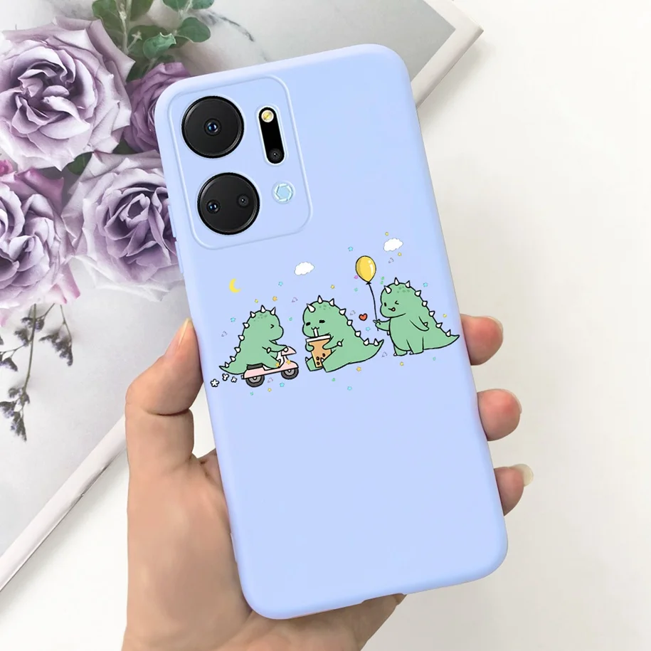 Cute Duck Dinosaur Soft Case Cover | Enhanced Protection Bumper