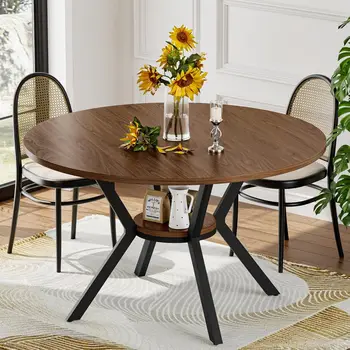 42" Round Dining Table for 4 1