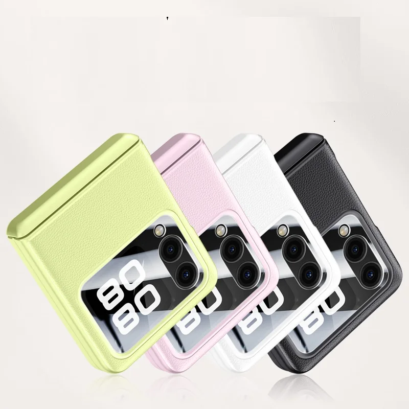 Slim Leather For Huawei Nova Flip Case Hard Spring Hinge Protective Cover_voghion.com