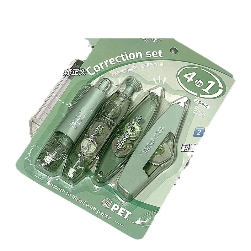 4 Color Multifunctional Correction Tape Set, Creative Correction Tape, Smooth And Silent, Student Manual Account Tape