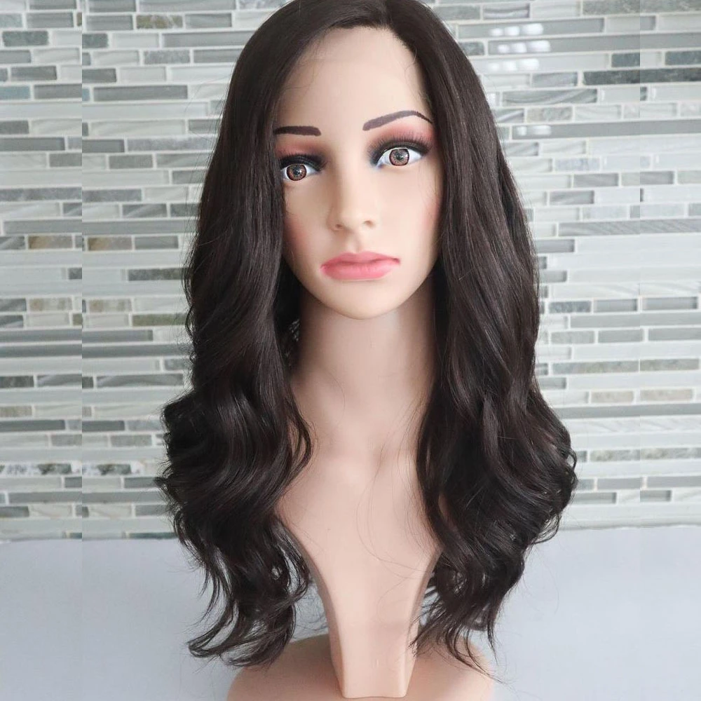 Wavy Jewish Wig Virgin European Human Hair Kosher Wigs Sheitel