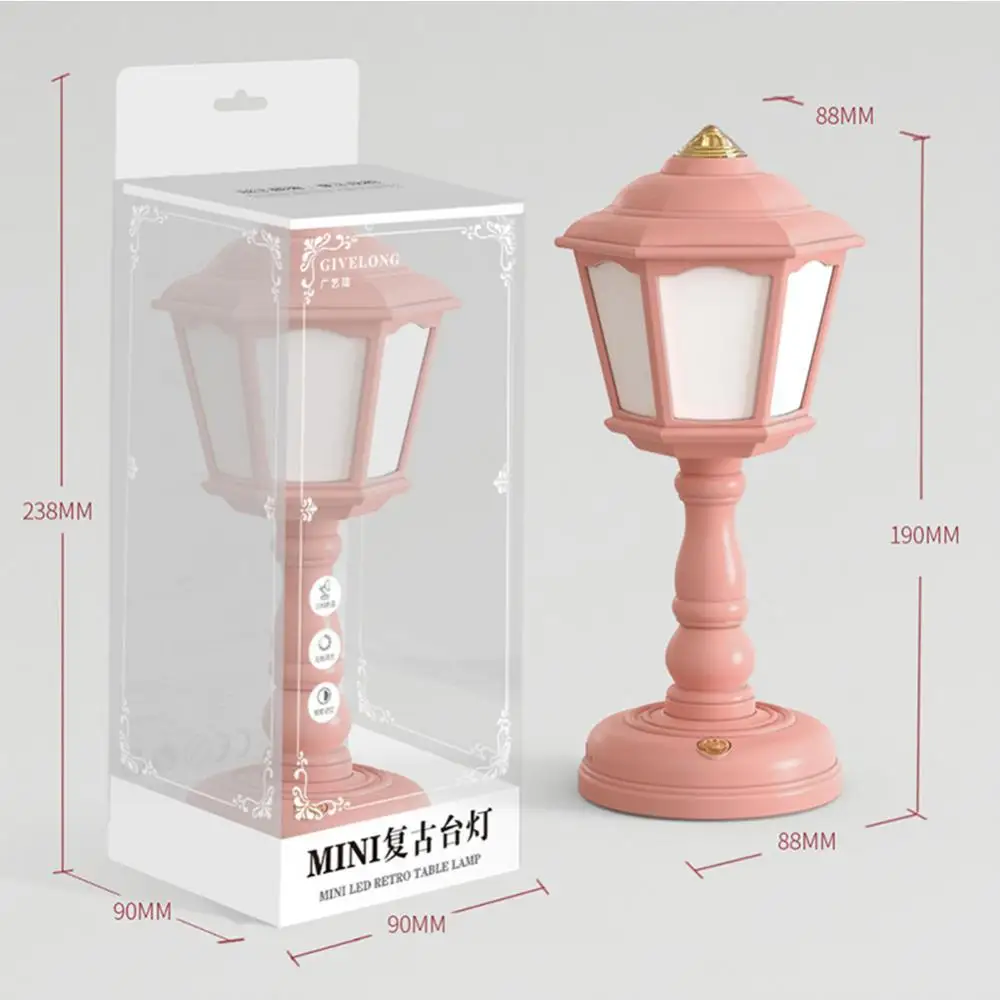 Eetro LED 책상 램프, 3 색 무단 조도 조절 터치 테이블 램프, 침대 옆 독서 눈 보호 야간 조명, USB 충전식 크리에이티브