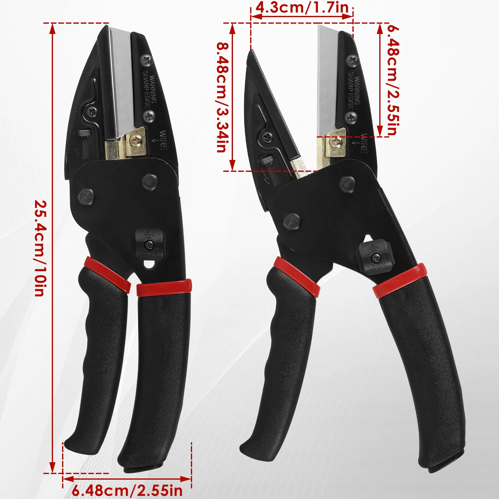 C.JET TOOL 8 Heavy Duty Scissors, Industrial Scissors, Multipurpose