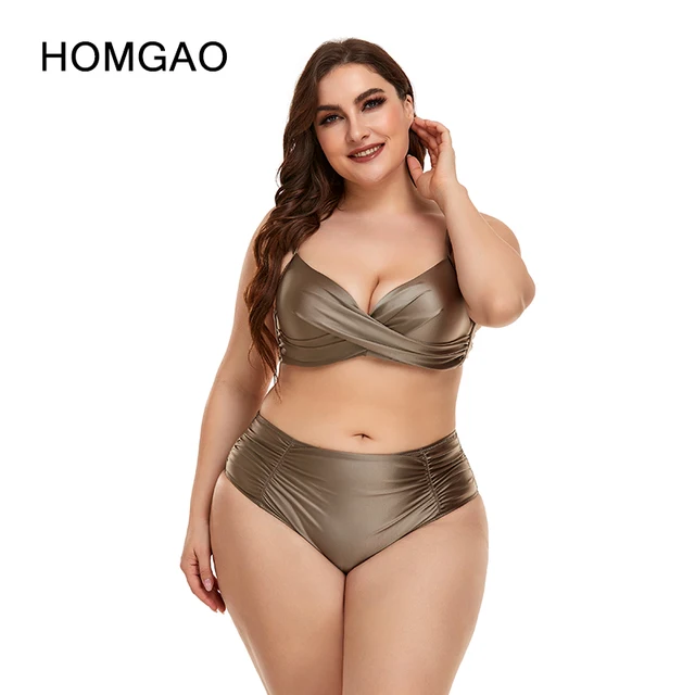 HOMGAO 2022 Plus Size Bikini Set