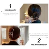 Hairpin Clip with Ponytail for Girl Exaggerated Women Creative Claw Zinc Alloy Metal Jaw Clips 3