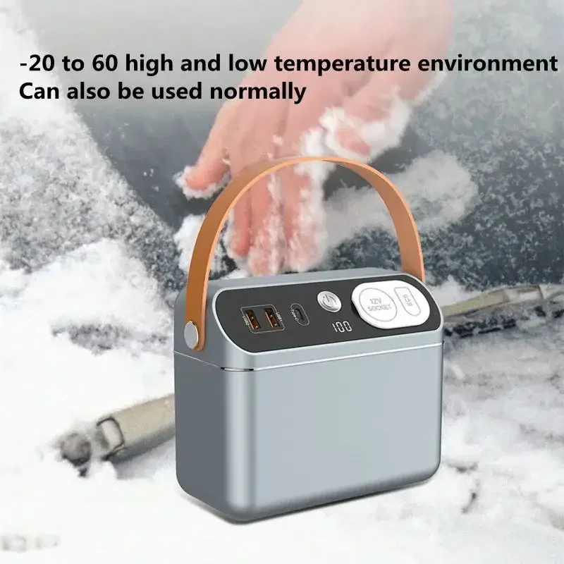60000mAh 222Wh Jump Starter PD 60W Power Bank Charger 150W Portable Power Station Camping Car Booster Outdoor Starting Device