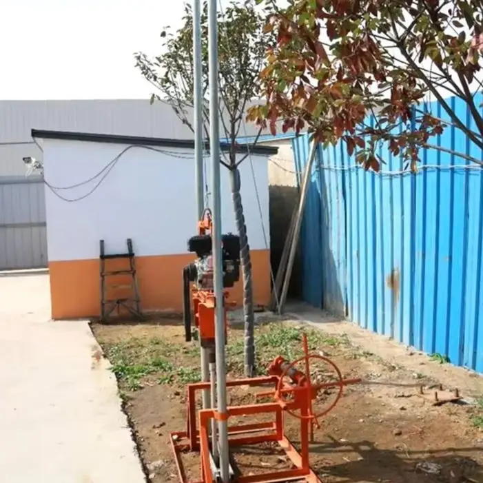 Drilling Rig In Rural Customized Reliable 80m Rotary Drill Rig - Premium Choice for Rural ...