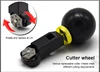 Glass Cutter 6 Wheel Compasses Circular Cutting with Suction Cup Circle Professional Glass Bottle Cutter Cutting Tools 6