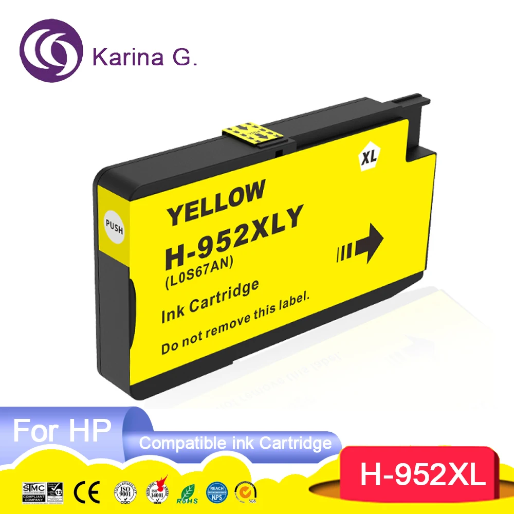 For 952XL 956XL 952 956 XL Premium Compatible InkJet Ink Cartridge For 952 For
