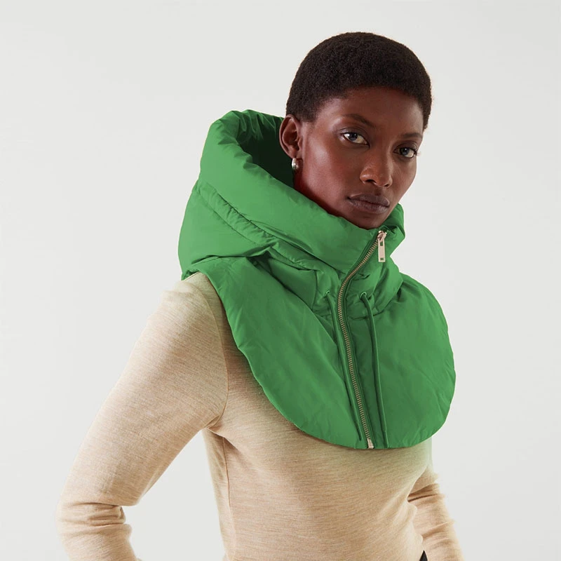 Women Solid Autumn Winter Vest Jacket Coat Neckline Sleeveless Short Jackets Warm Zipper Front Outfit Casual Zipper Up Outerwear