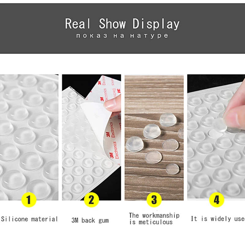 Soundproofing Foam Door Stops Silicone Bump Correction Fluid Kitchen Furniture Liquid Leather Repair Rubber Pad Shockproof Pad