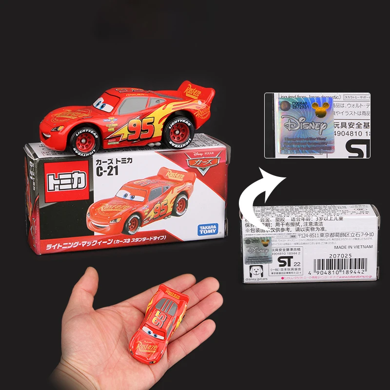 Takara Tomy Cars Lightning McQueen Jackson Storm Alloy car model die-casting collection gift giving classic children's gift toys 3