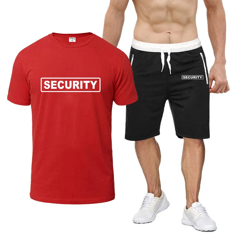 Mens Summer Short Sleeved Casual Tshirt and Shorts Set