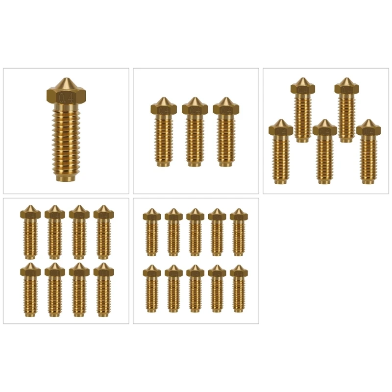 

Brass 0.4mm 3D Printer Nozzle for Anysub Kobra2 /Kobra2Neo/Kobra2Pro/Kobra2Plus
