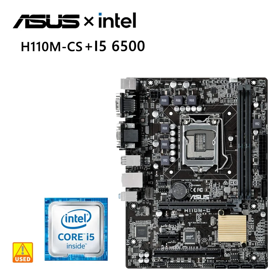 i5 6600k h110m-aセット | ASUS H110M-A⁄M.2 motherboard LGA 1151 (Socket H4) Micro