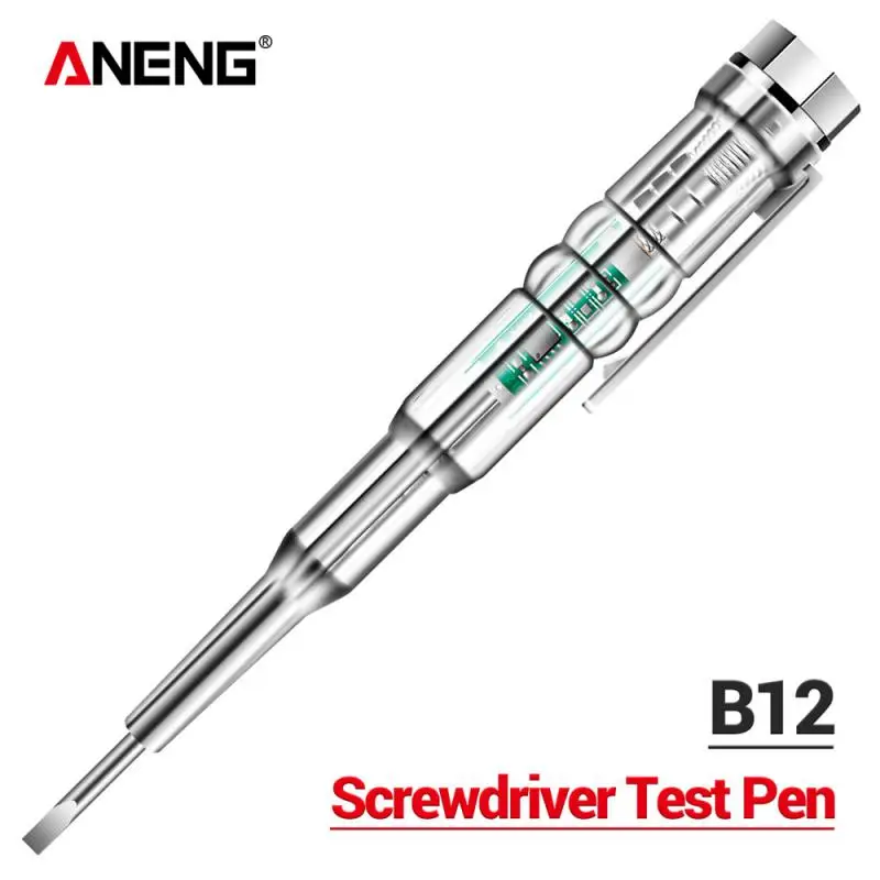 24-250V Intelligent Voltage Test Pen Non-contact Induction Detector Pen Electric Voltage Detector Circuit Tester Screwd Test