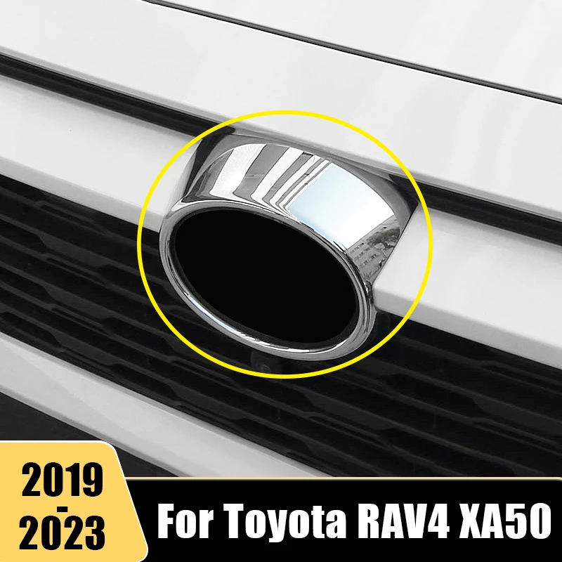 

Для Toyota RAV4 2019 2020 2021 2022 RAV 4 XA50 XA 50 ABS Автомобильная передняя рамка с логотипом крышка радиатора наклейка с эмблемой декоративные аксессуары