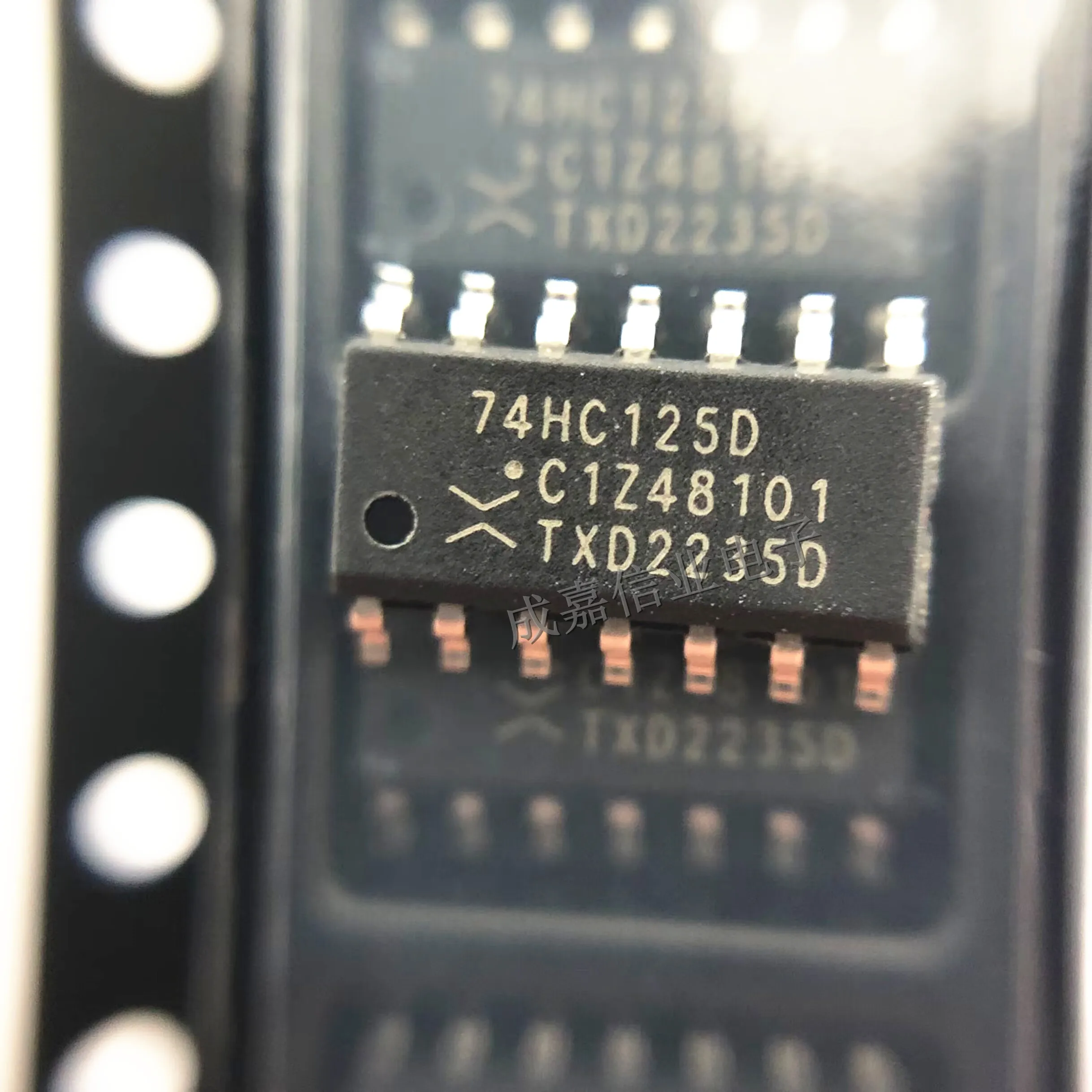 

50pcs/Lot 74HC125D SOP-14 Buffer/Line Driver 4-CH Non-Inverting 3-ST CMOS 14-Pin Operating Temperature:- 40 C-+ 125 C