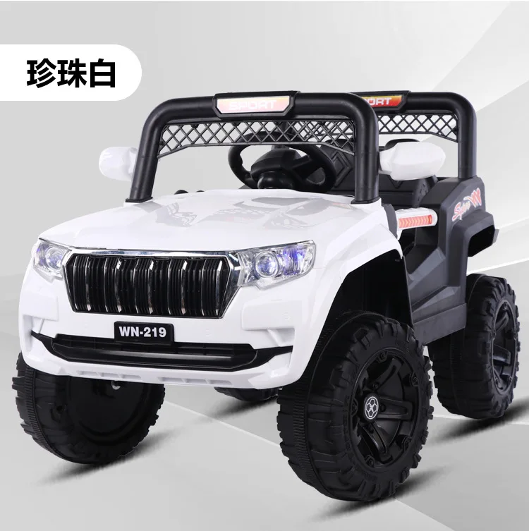 Carro elétrico infantil com assento duplo, grande tração nas quatro rodas,  veículo off-road, brinquedos adultos, jogo de equitação, carrinho de  balanço - AliExpress