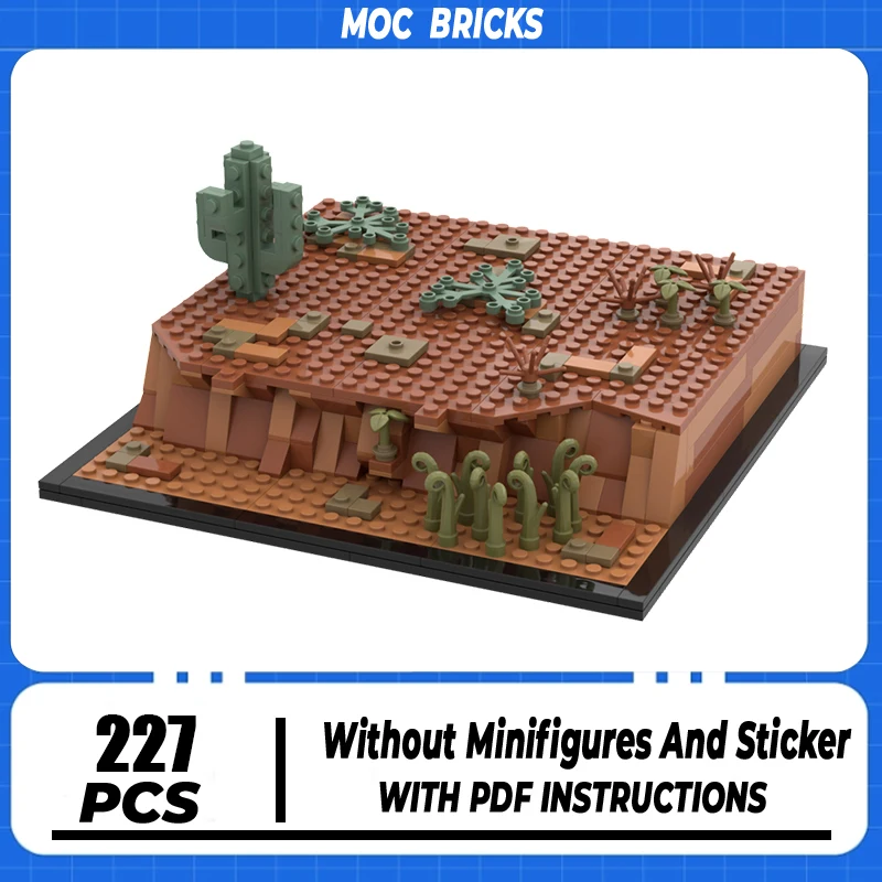 

Звездный фильм Moc, строительные блоки, гроза, пустынный пейзаж, модель, технология, кирпичи, сборка «сделай сам», игрушки, праздничные подарки
