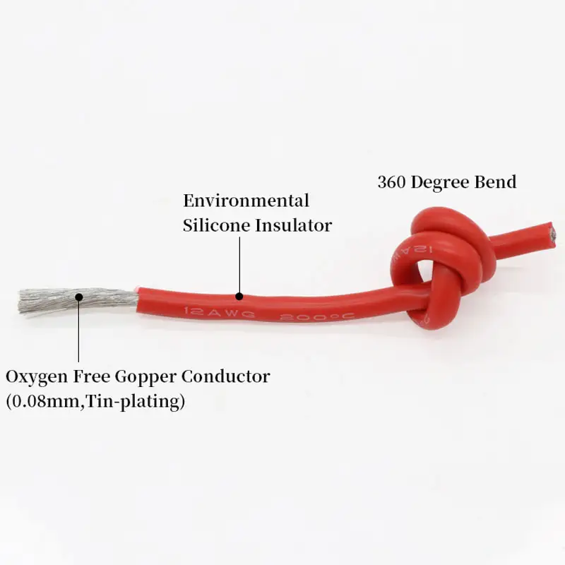 1M/5M Heat-resistant Cable 30 28 26 24 22 20 18 16 15 14 12 10 8AWG Ultra Soft Silicone Wire High Temperature Flexible Copper - Image 3