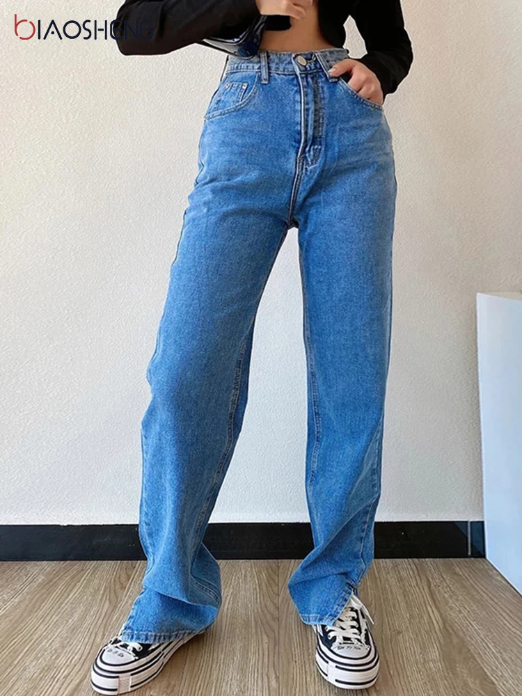 Women's Pants Straight Leg Jeans Women 
