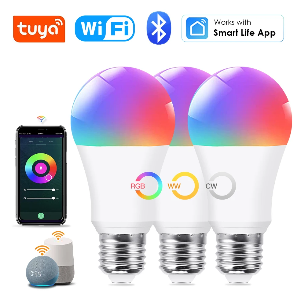 Smart Light Bulbs Work Alexa Smart Light Bulbs Google Home 15w