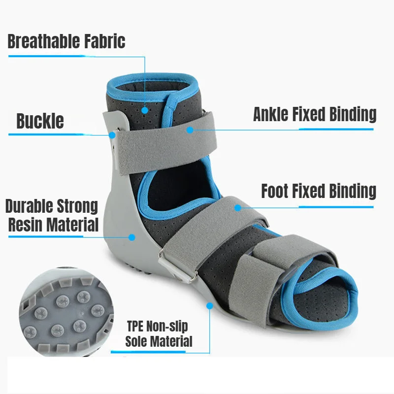 

Orthosis Ankle Support Wrap Orthopedic Foot Ankle Ankle Sprain Fixed Corrector Ankle Injury Stabilizer Splint Foot Drop Brace