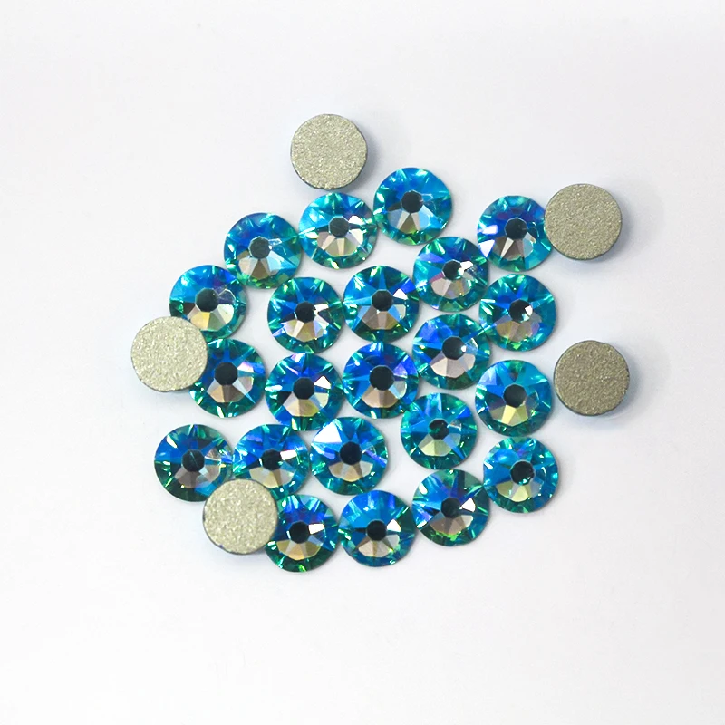 Description Picture 5 of item5A Quality 2088 cut flat back Non hotfix rhinestones 8 big 8 small facets glue on crystal strass for nail art or wedding