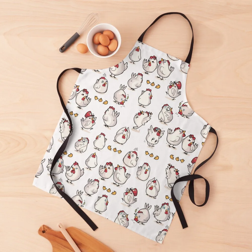

Chicken Chaos Apron Cute Kitchen Accessories For Cosmetologist Apron