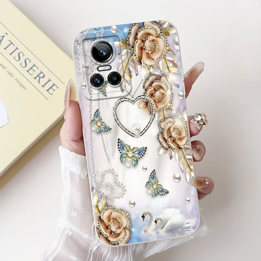 Floral Shockproof Silicone Matte Phone Case – Stylish & Protective TPU Cover