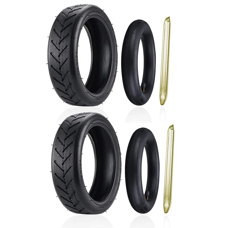 

2 Set 8 1/2 Scooter Tyre With Tube 8.5 Inch Outdoor And Indoor Tyres For Xiaomi 1S M365 Pro2 Electric Scooter