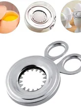  Metal Egg Scissors Eggshell Opener Stainless Steel Boiled Egg Topper Shell Cutter Household Kitchen Egg Opener Gadgets 