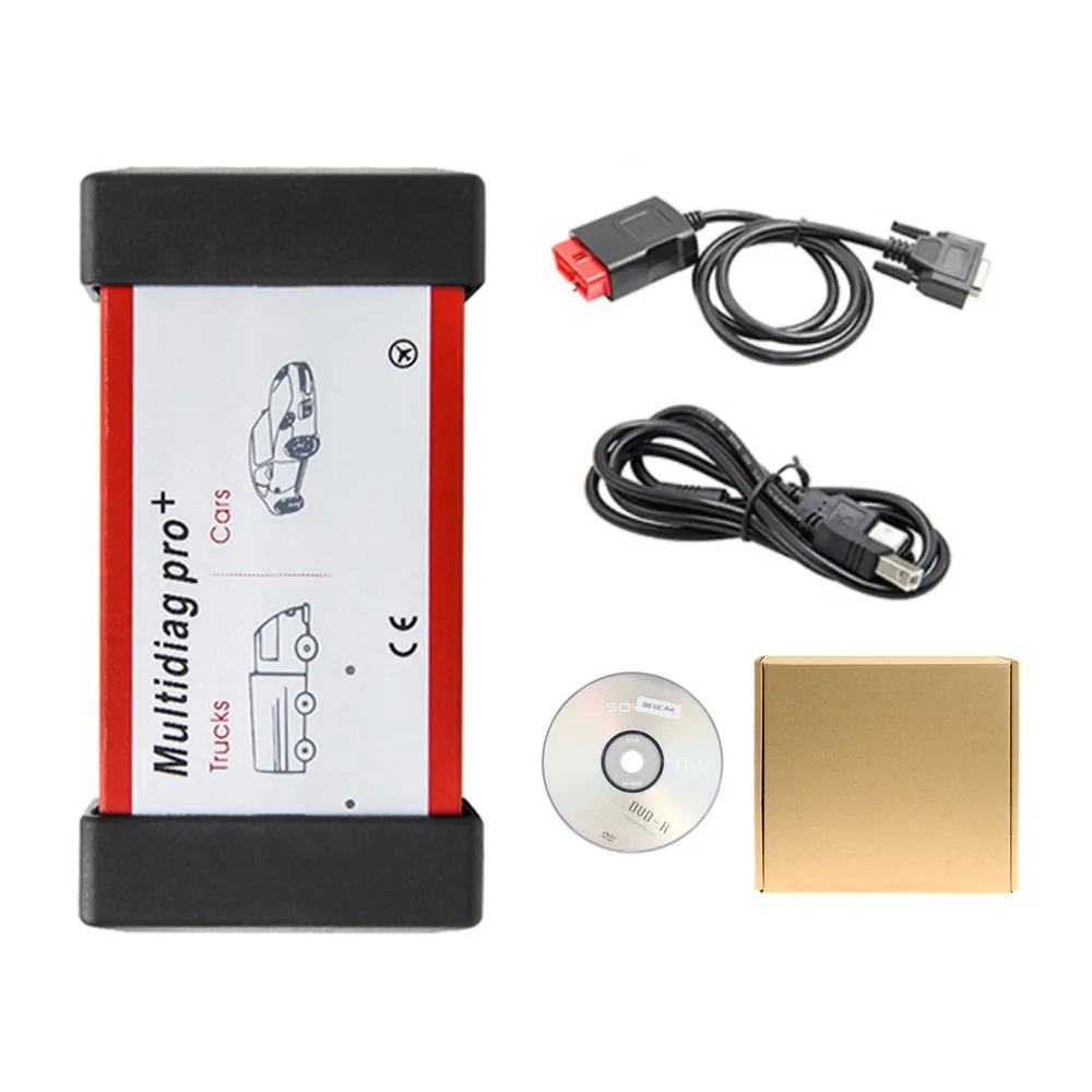 Newest Multidiag Pro+ .11 OBD2 Scanner for car truck Bluetooth with Double Board NEC Auto Scanner Car Diagnostic Tool