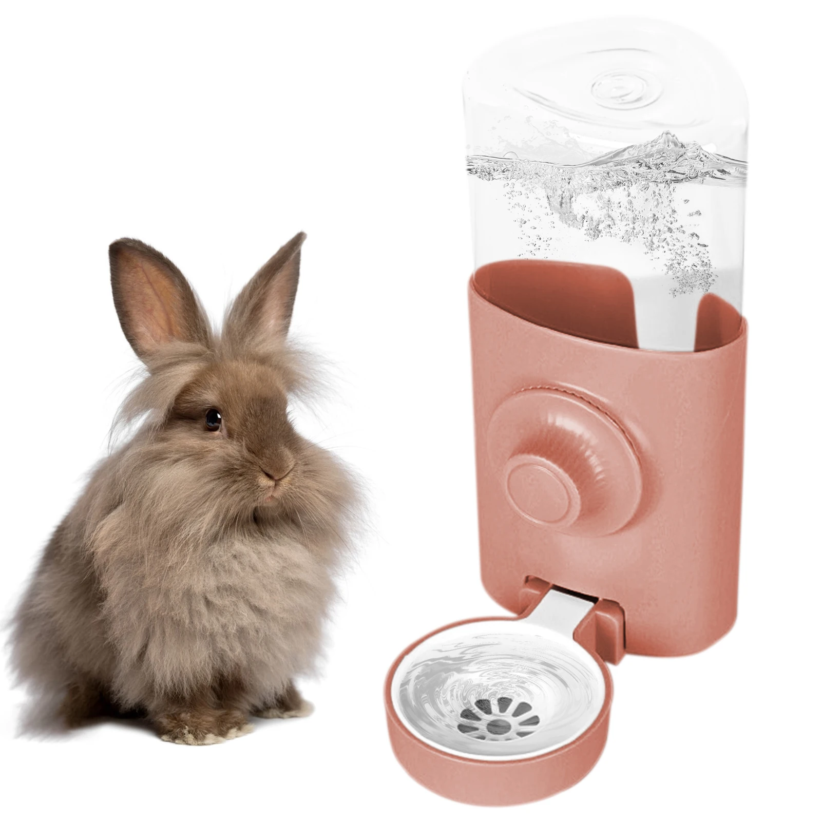 RabbitCageWaterDispenserRabbitWaterBottlePetsWaterFountain