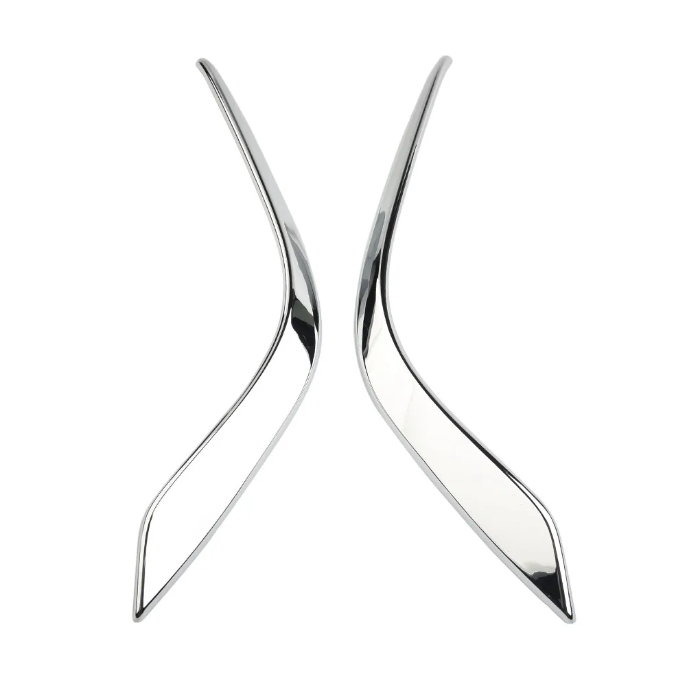 

Chrome Fog Light Cover Front Lamp Trim Strip Silver 2pcs Pair ABS Replacement Accessories For Mazda 6 Atenza Gj