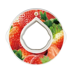 650ML Flavored Sports Water Bottle with Fruit Infuser for Outdoor and Gym Activities (Strawberry)