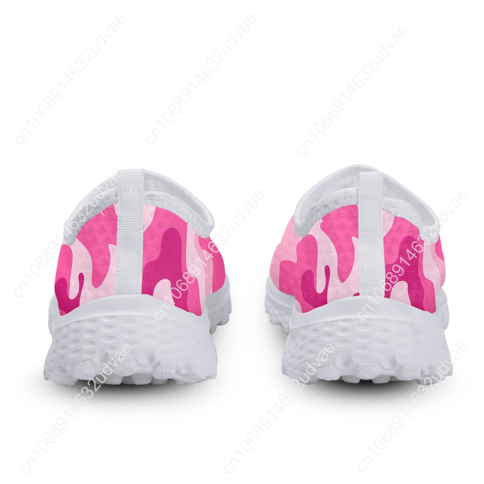 Trendy Pink Textured Print House Shoes Simple Lightweight Breathable Summer Flats Cozy Home Shoes Zapatos Mujer
