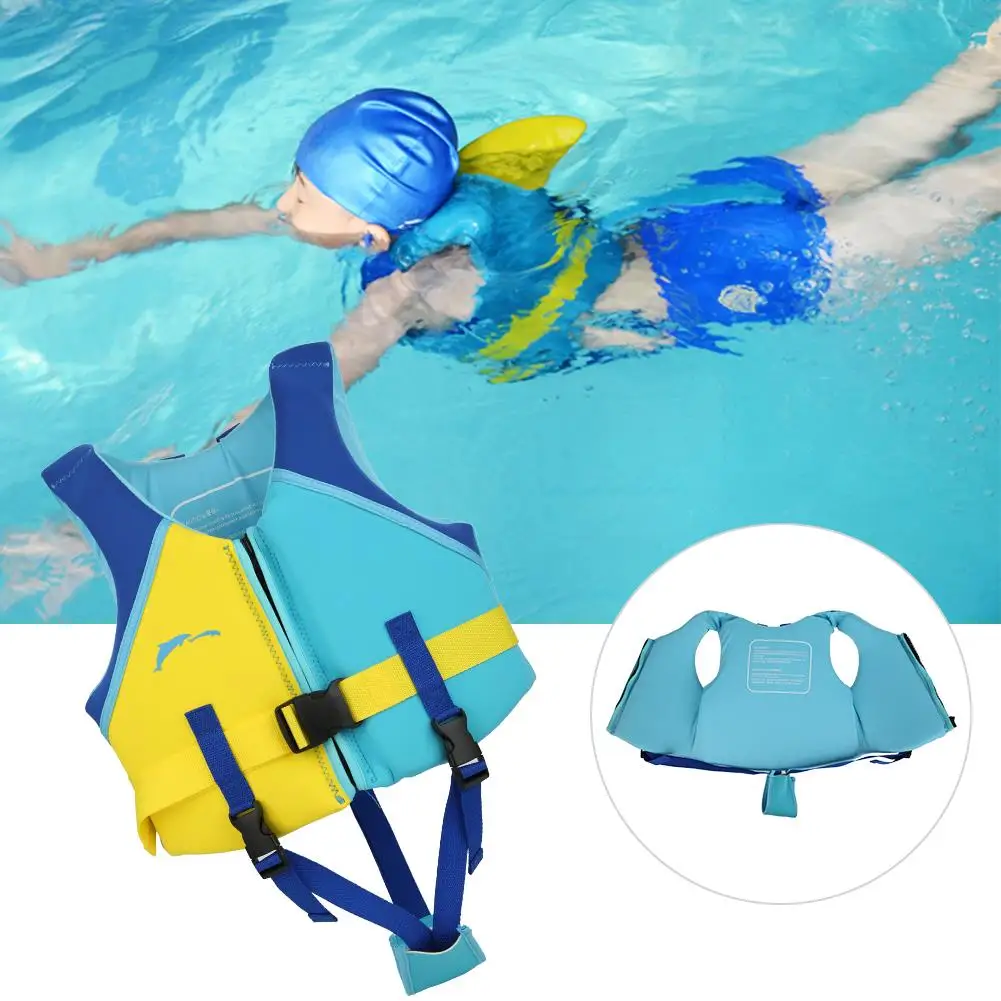 Kids Neoprene Life Jacket Summer Float Vest Safe Swimming drifting Buoyancy Aid Children