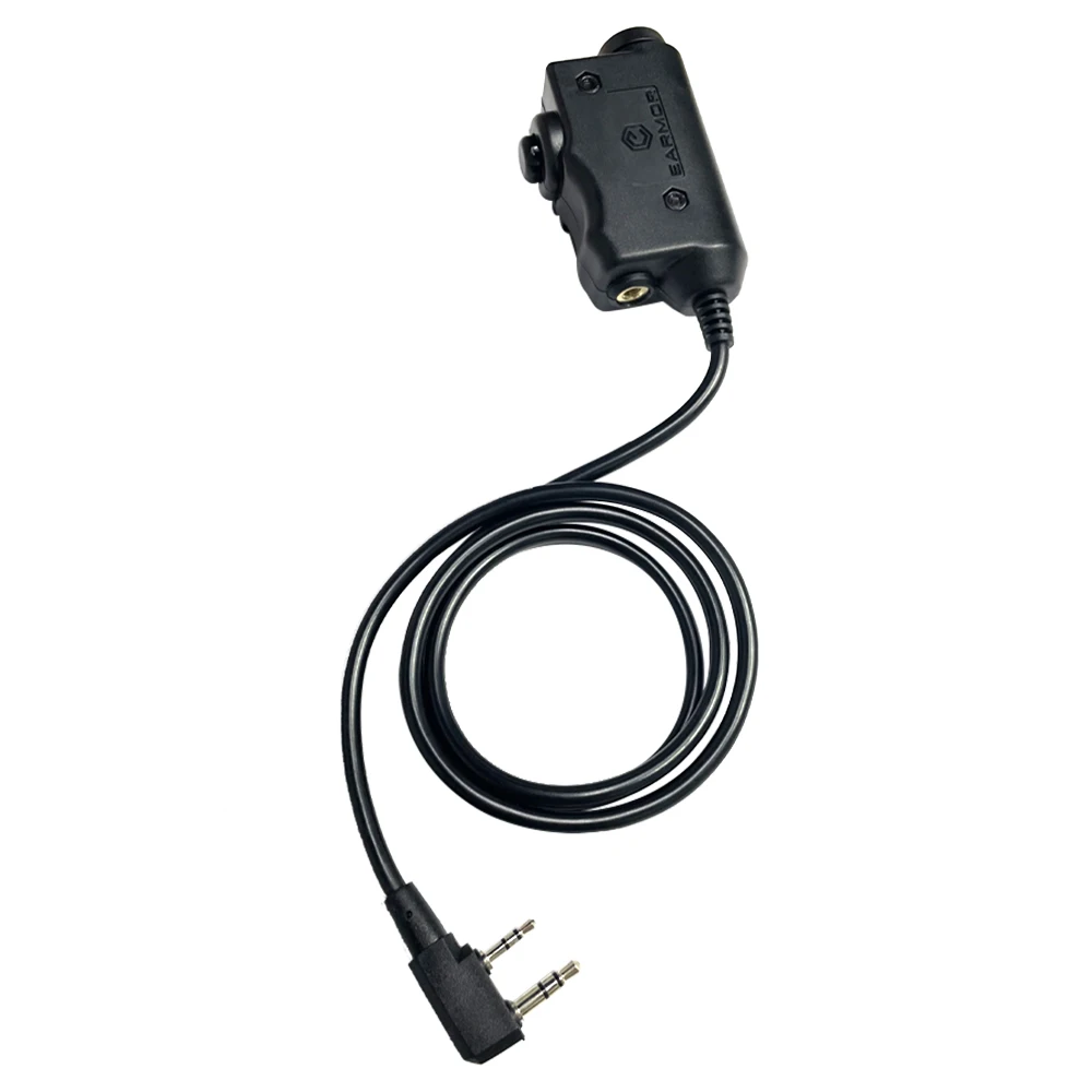 OPSMEN EARMOR M51 push-to-talk PTT Adapter M31 M32 Airsoft Tactical Headset Kenwood Plug Tactical Headset Accessory walkie talkie headset