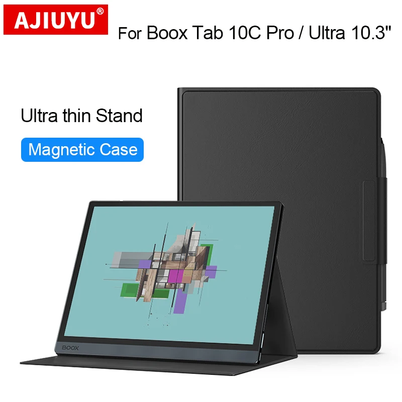 Magnético Smart Cover para Onyx Boox Tab pu Stand Case Ultra c Pro Ebook Ultra Fino 10.3 10 10c