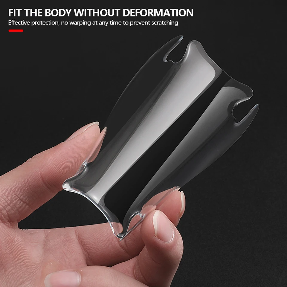 8 Pellicole Protettive Trasparenti Per Maniglie Auto - Adesivi Antigraffio Universali, Facili Da Applicare - Foto 10