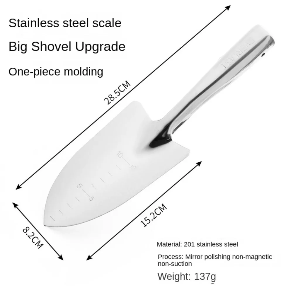 stainless steel Garden Trowel Heavy Duty Planting Gardening Hand Tools Ergonomic Grip Transplanting Garden Hand Shovel 2