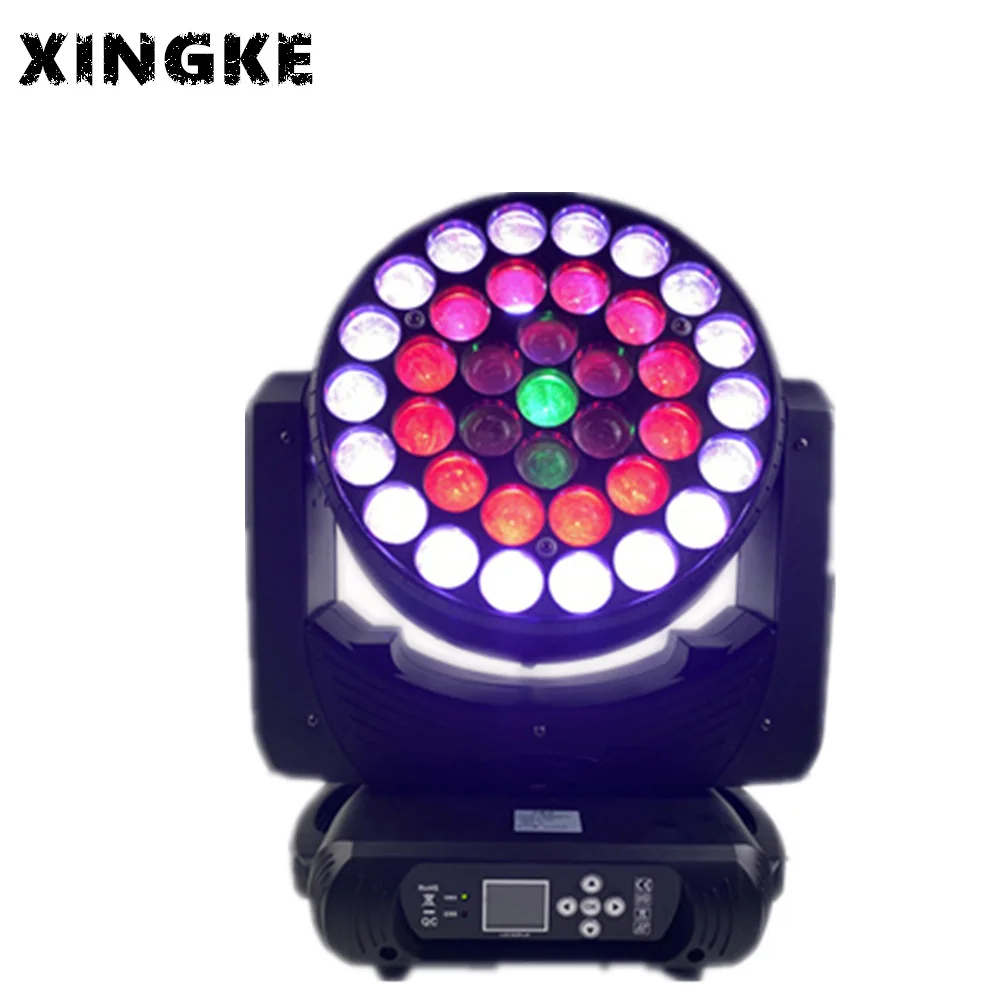 

4 шт./партия Lyre LED движущаяся головка Luces Dj ночной клуб диско 37x15 Вт зум моющаяся головка Мини сценический луч