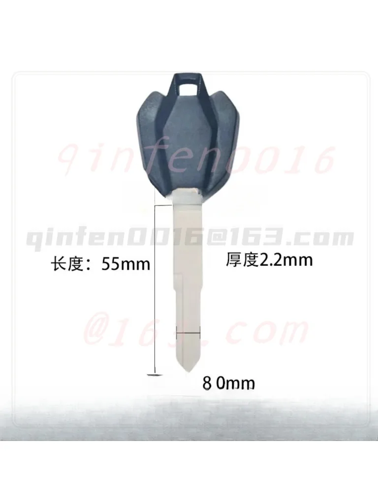 Haojue DR150 160S DL150 오토바이용 오른쪽 슬롯 키 키 칩
