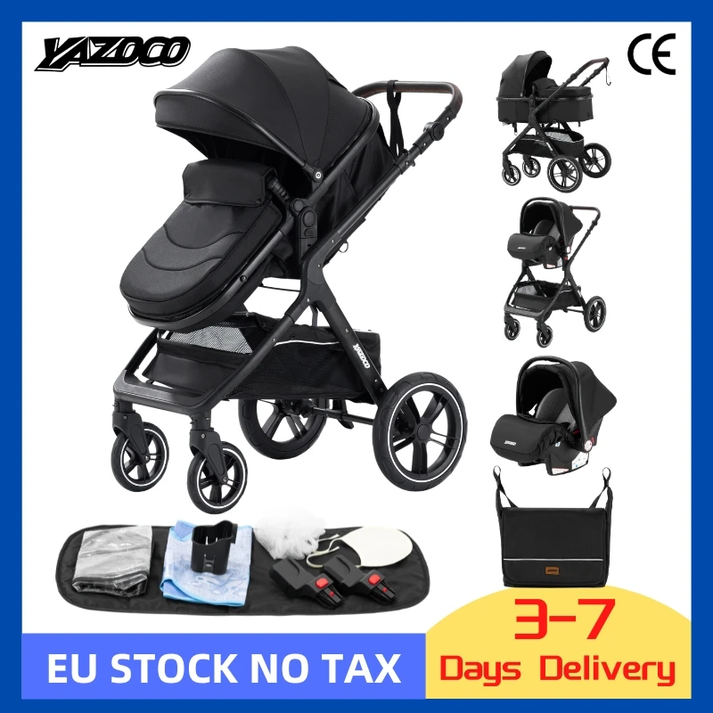 3 en 1 bébé poussette multi-fonctionnelle chariot peut s'asseoir inclinable lumière pliant poussettes haute paysage bébé poussette landau 1 3 en 1 bébé poussette multi-fonctionnelle chariot peut s'asseoir inclinable lumière pliant poussettes haute paysage bébé poussette landau 1